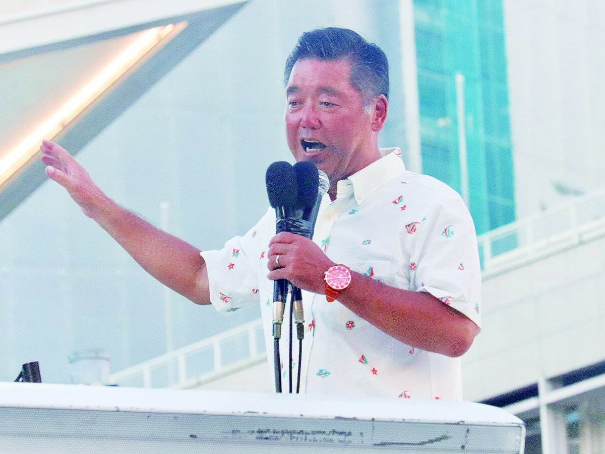 「辺野古に終止符を」　下地氏が支持訴え
